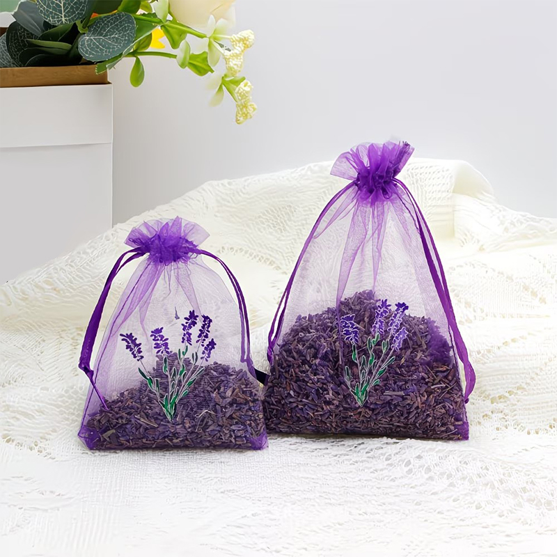 20Pcs Lavender Pattern Drawstr - đánh giá và giá Dried Flower Bulk