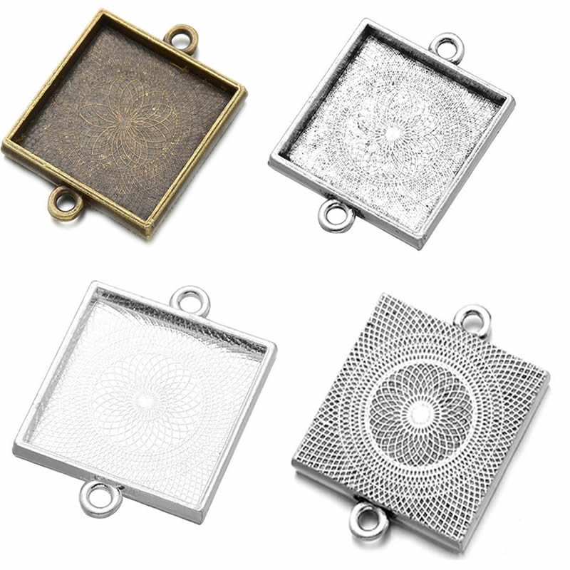 Onebeading Phù Hợp 25X25Mm Vuô - đánh giá và giá Bezels Set Pendant