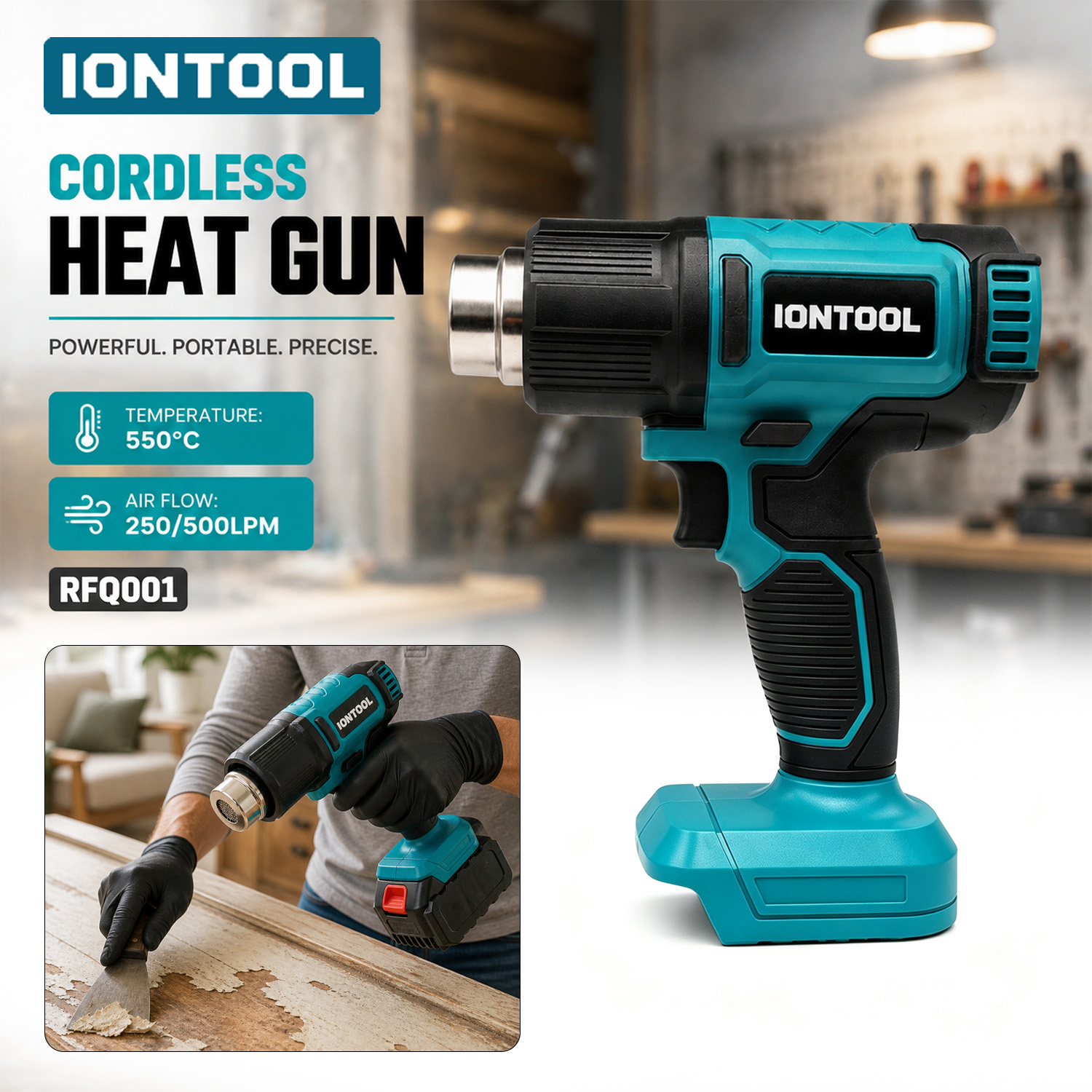 IONTOOL Portable Cordless Hot  - đánh giá và giá Heat Gun Small