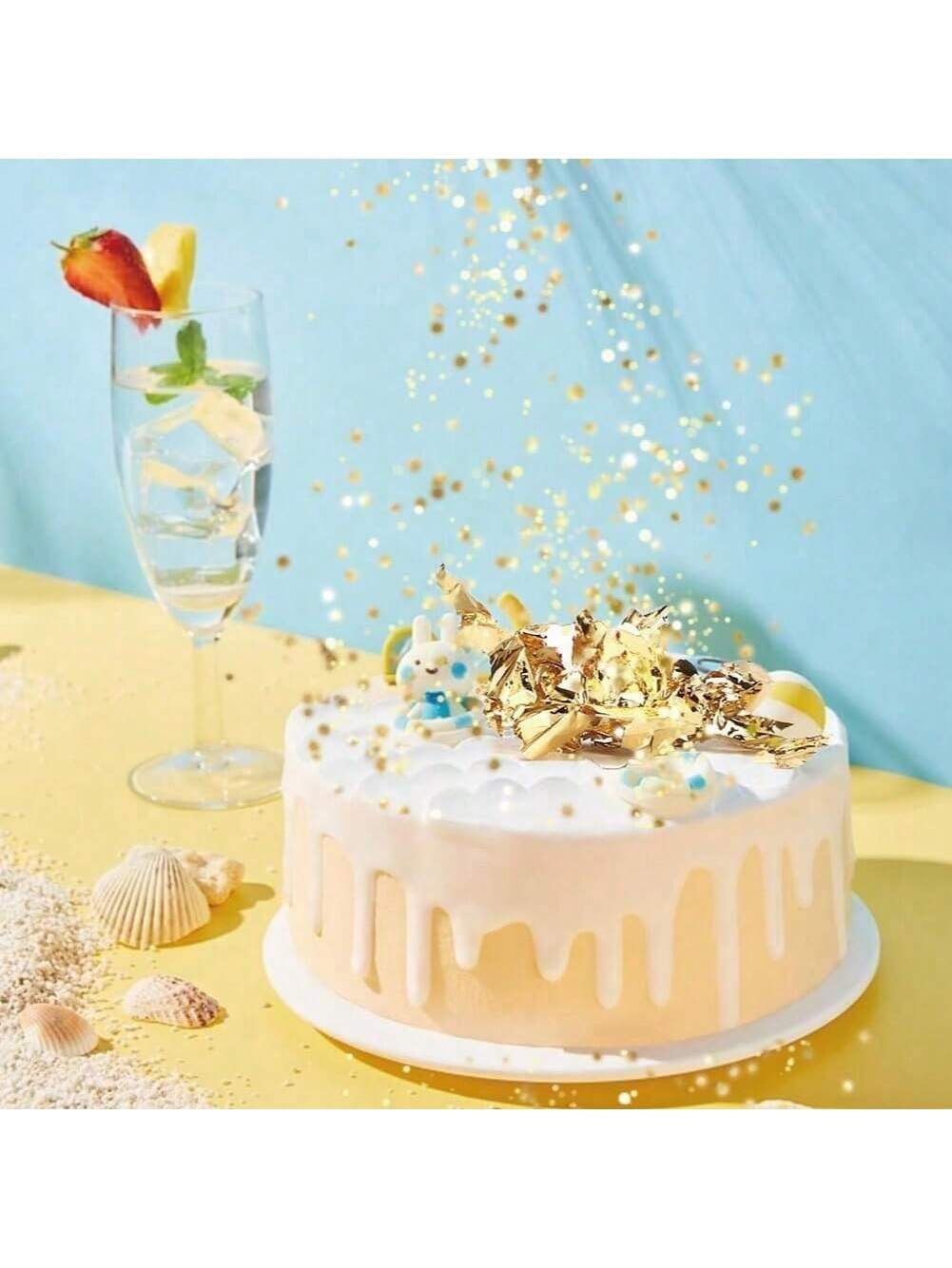 Gold Flakes, Gold Leaf Cake De - đánh giá và giá Gold Foil Flakes