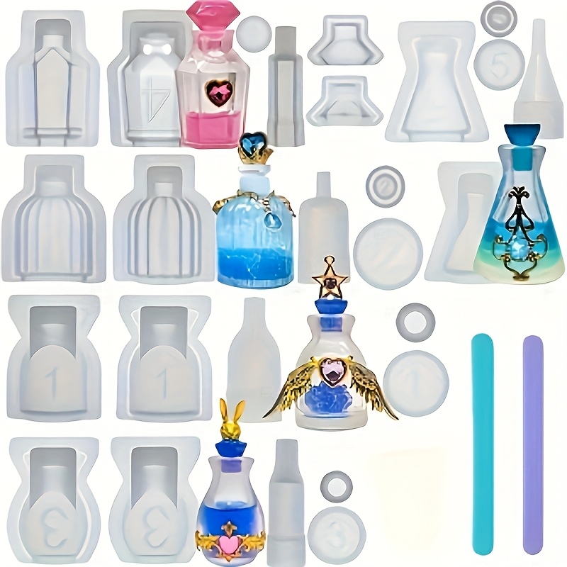 A Set Of 5 Perfume Bottle Resi - đánh giá và giá Resin Jewelry Kit