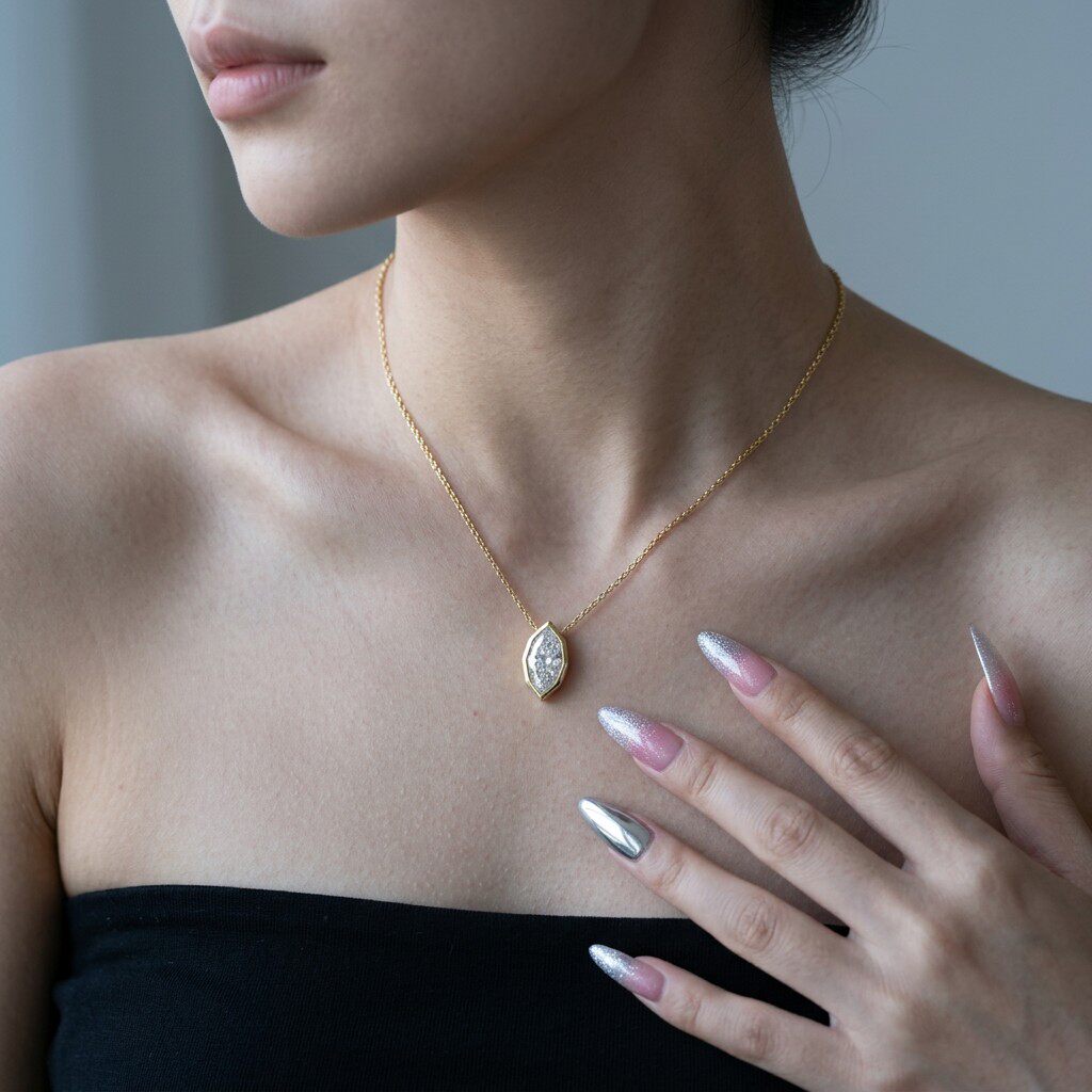 3Carat Bezel Set Marquise Cut  - đánh giá và giá Bezels Set Pendant