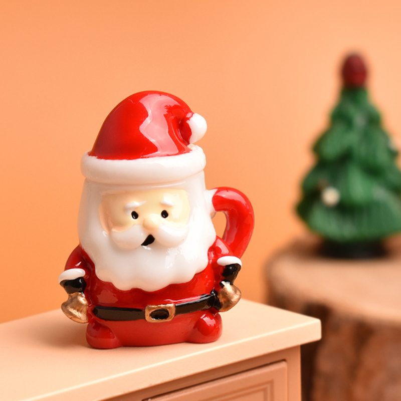 Mini Santa Teacup Ornament - R - đánh giá và giá Resin Crafts