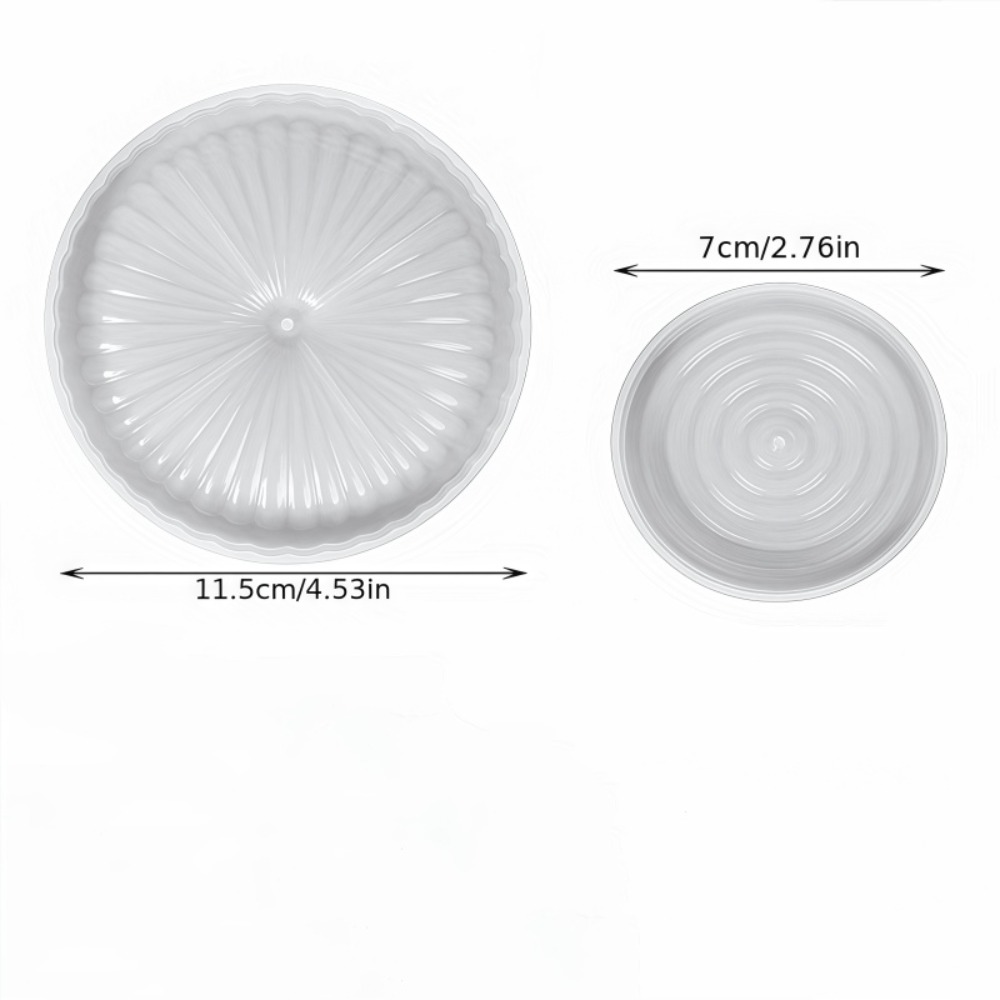 2pcs Round Incense Burner Sili - đánh giá và giá Coaster Mold Round