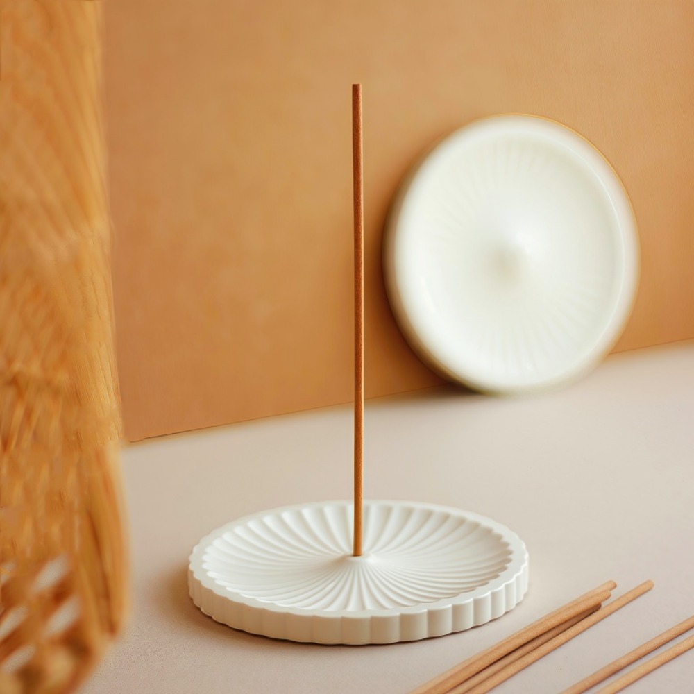 2pcs Round Incense Burner Sili - đánh giá và giá Coaster Mold Round