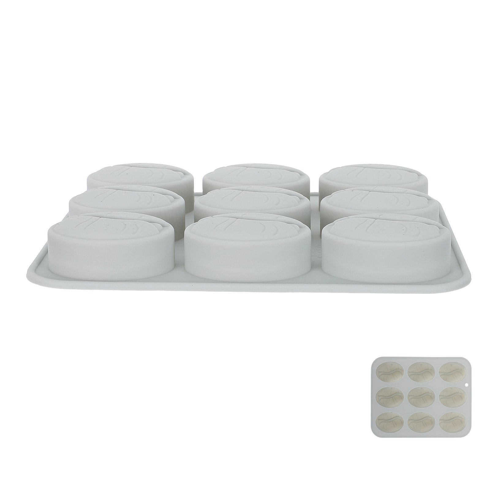 9 Cavities Coffee Bean Silicon - đánh giá và giá Silicone Mold Tray