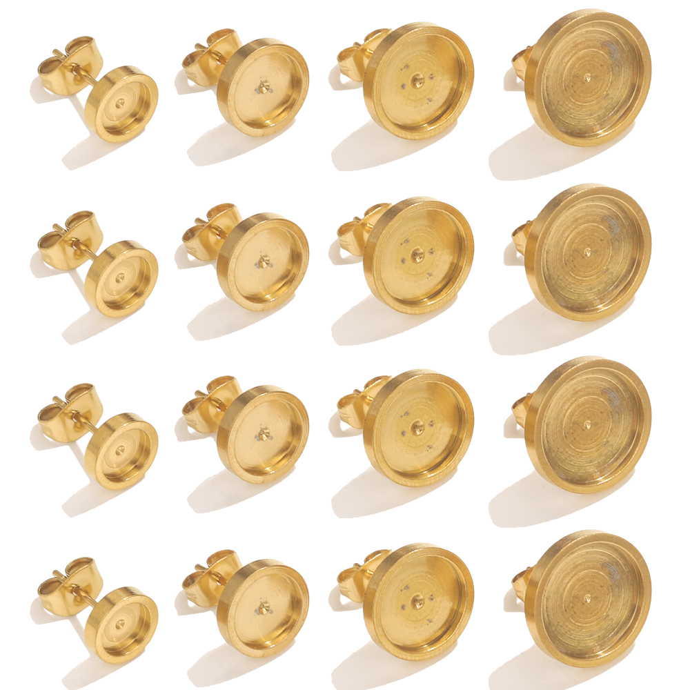 10pcs Stainless Steel Gold Ear - đánh giá và giá Resin Jewelry Kit